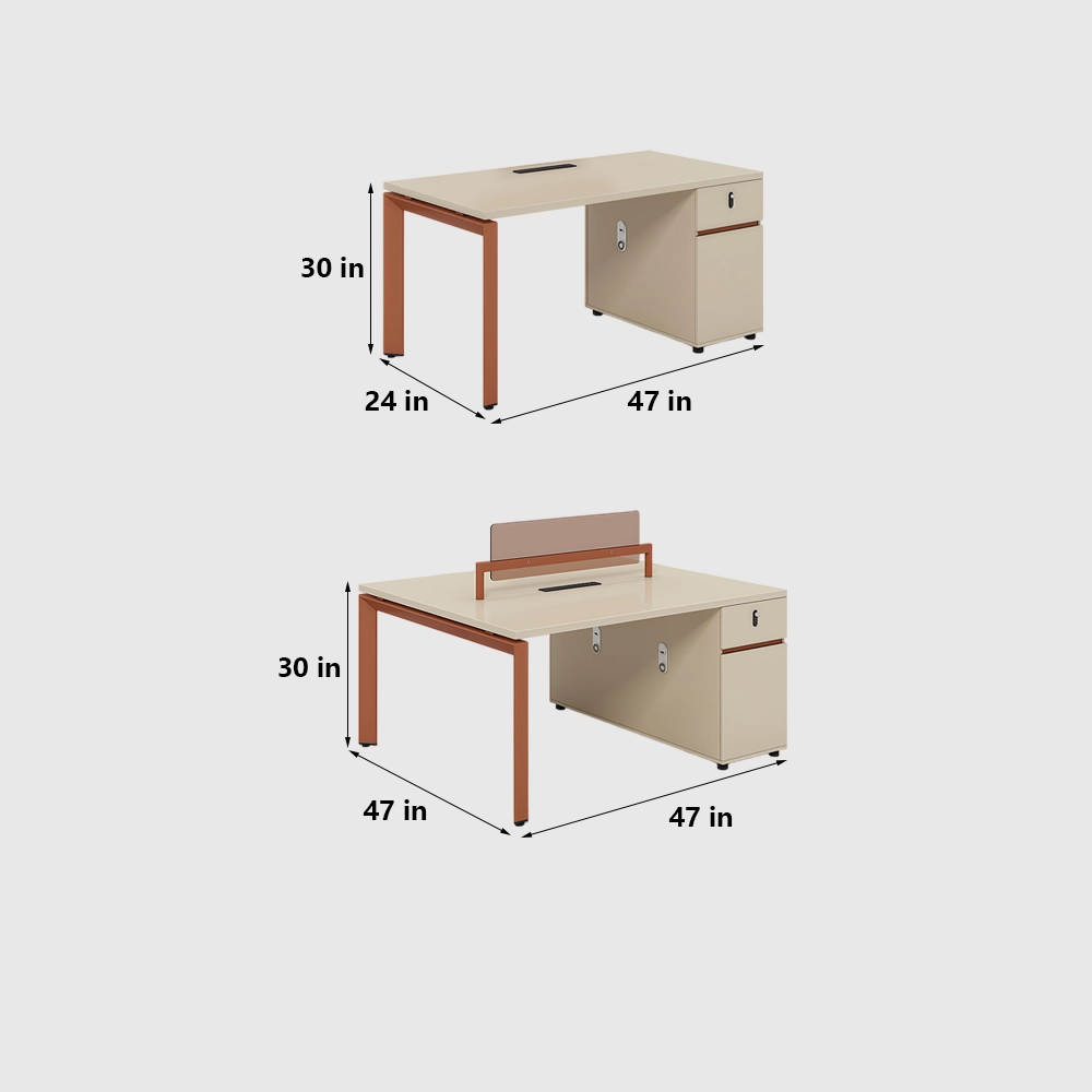 Employee Workstation Desk for Office Furniture - image 7