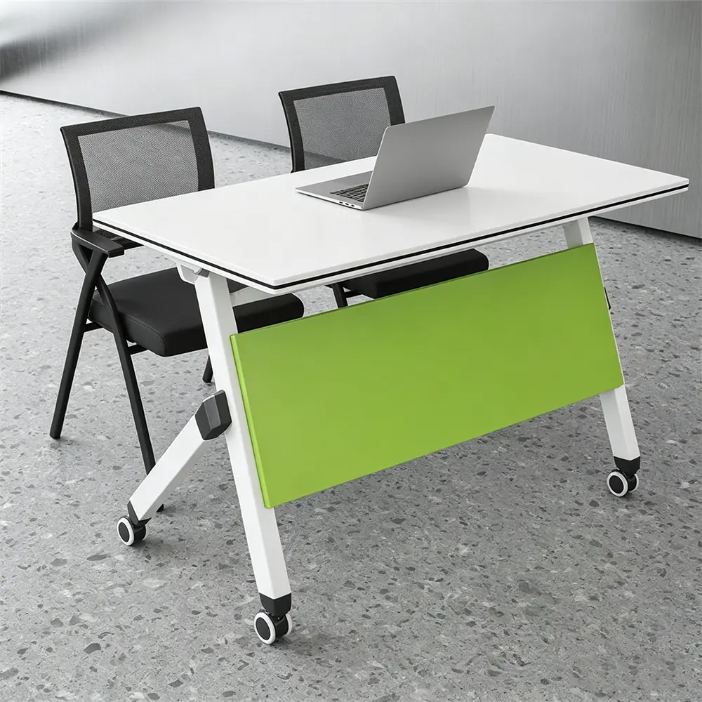 Foldable Conference Table with Wheels - image 2