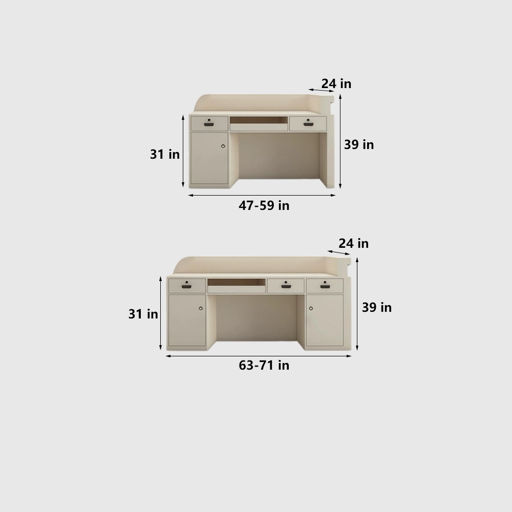 Front Reception Desk with Cashier Station - image 7