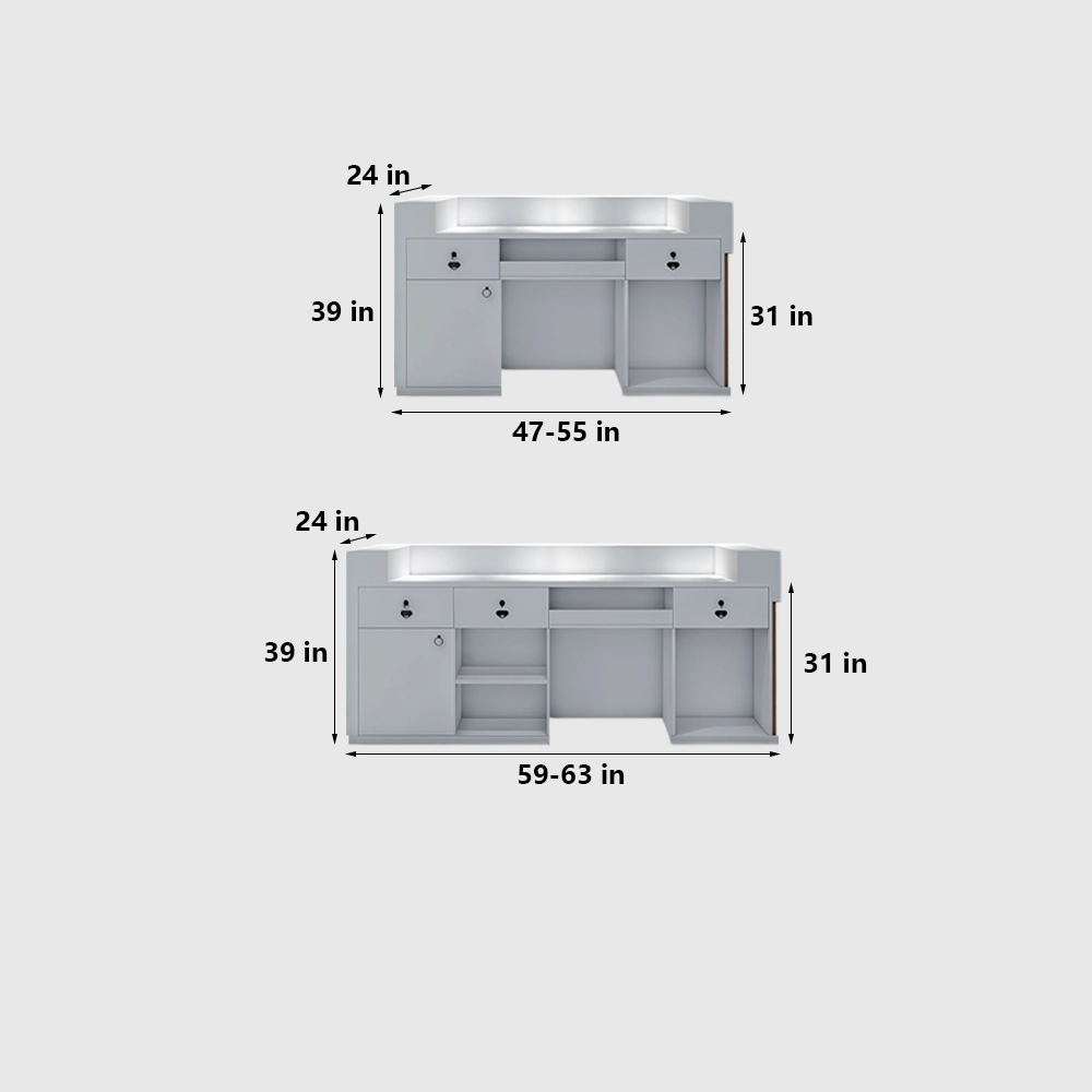 Industrial Style Stainless Steel Cashier Counter - image 7
