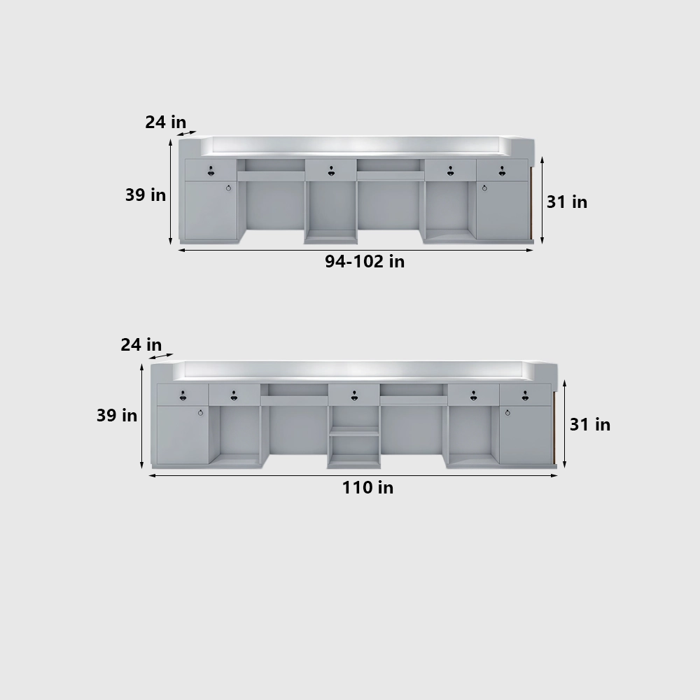 Industrial Style Stainless Steel Cashier Counter - image 9