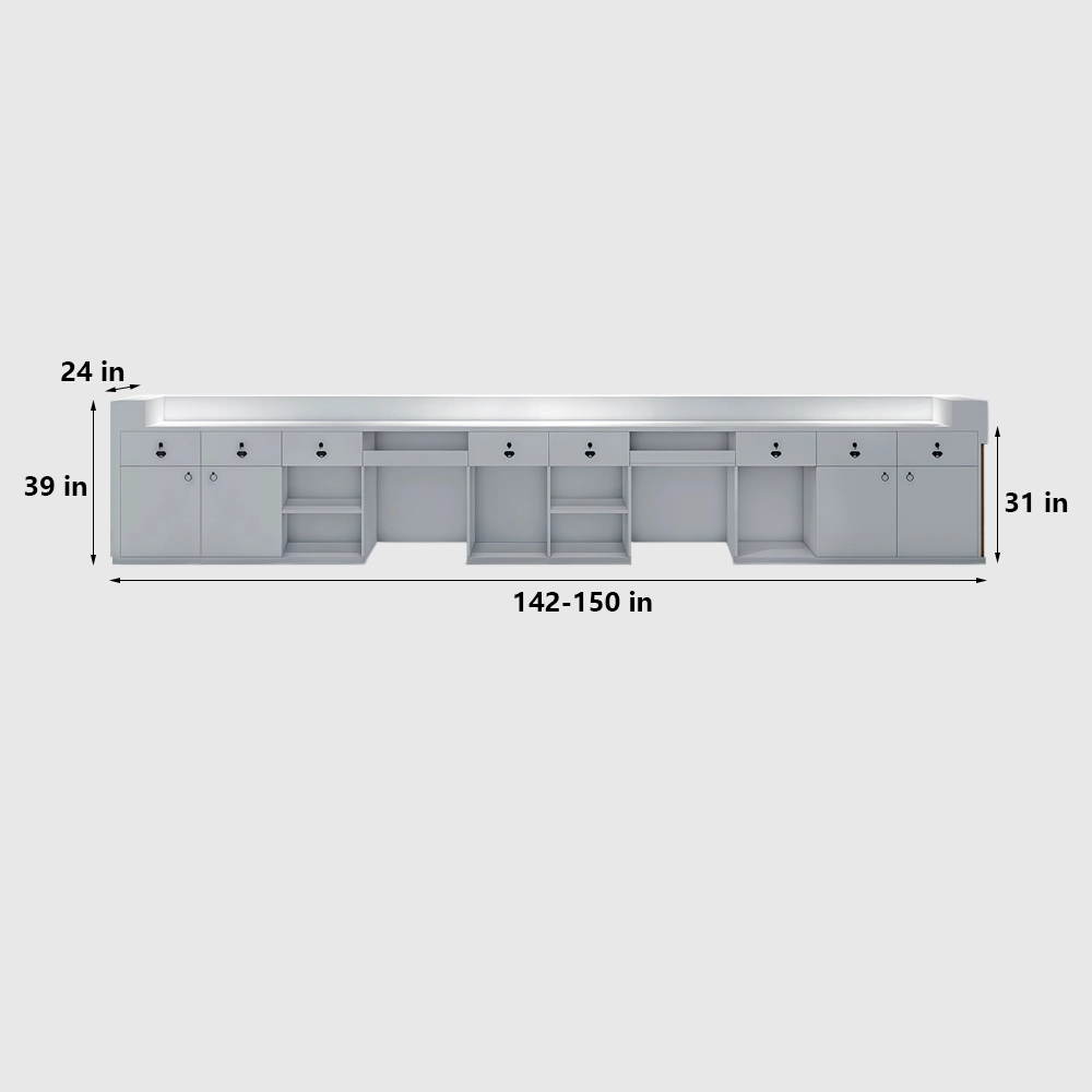 Industrial Style Stainless Steel Cashier Counter - image 11