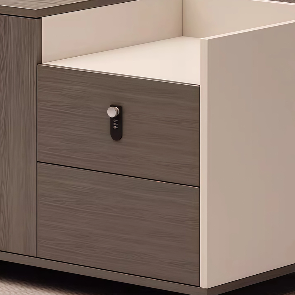 Lockable Under-Desk Mobile File Cabinet with Drawers - image 4