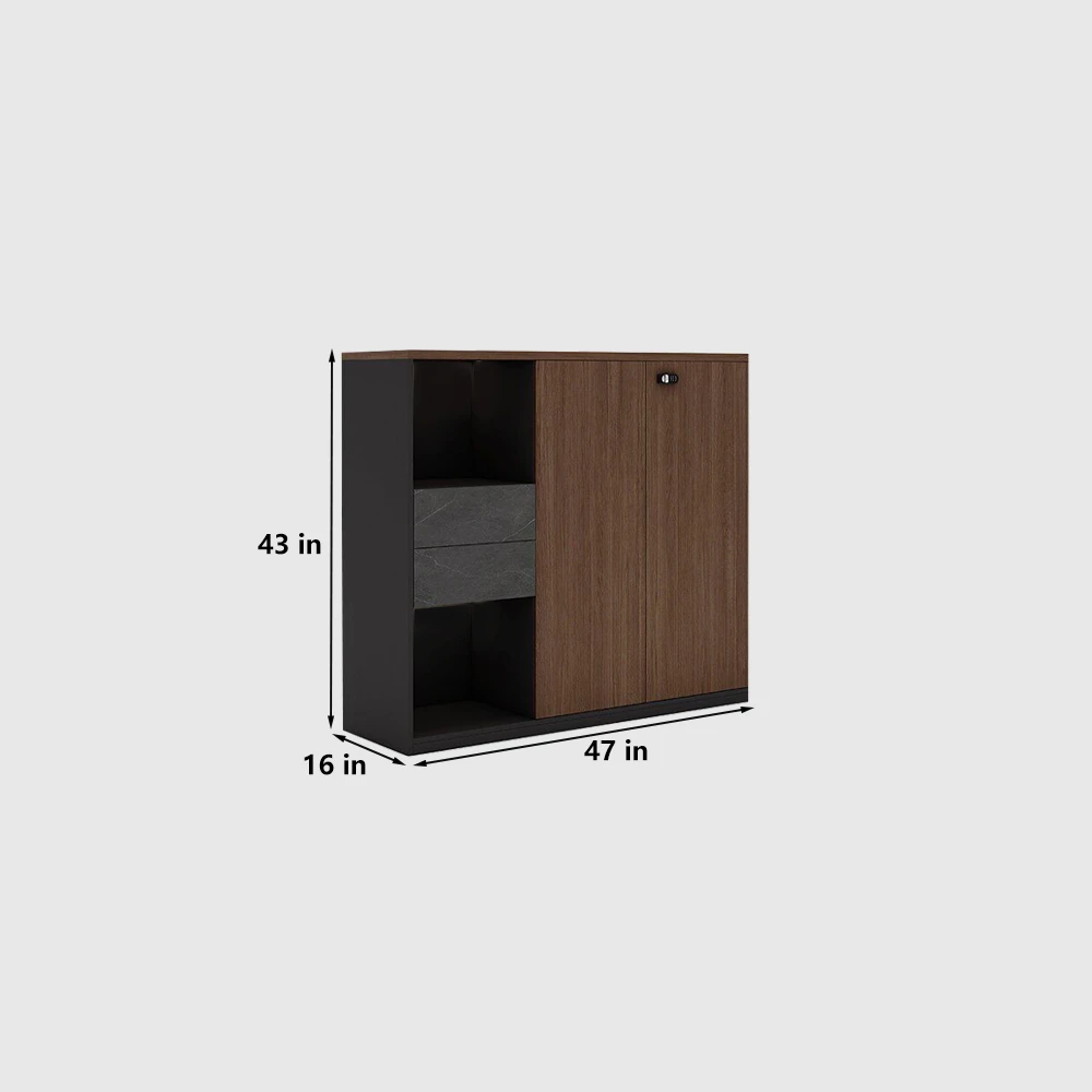 Long Low Credenza for Office Documents & Files - image 7