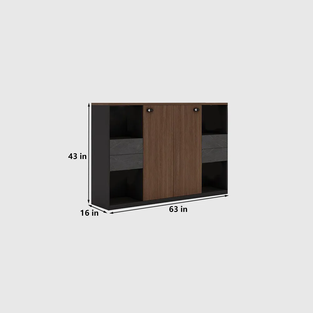 Long Low Credenza for Office Documents & Files - image 8