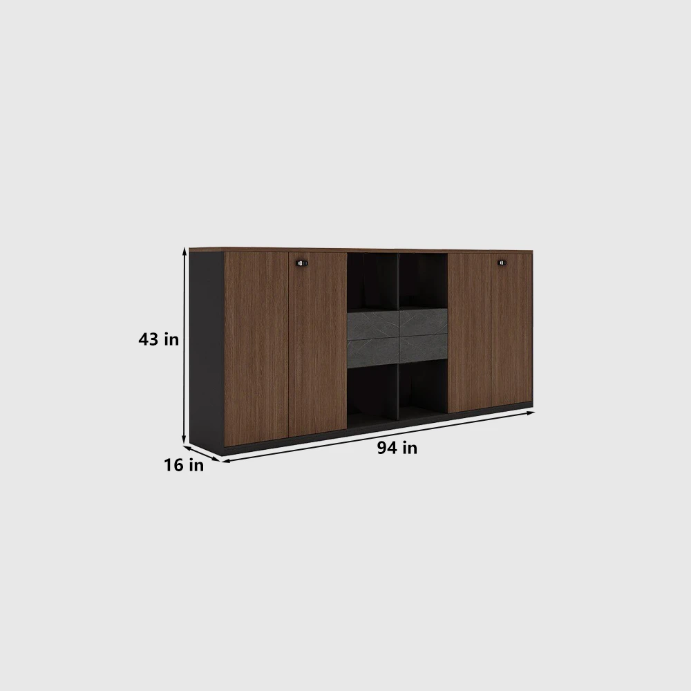 Long Low Credenza for Office Documents & Files - image 10