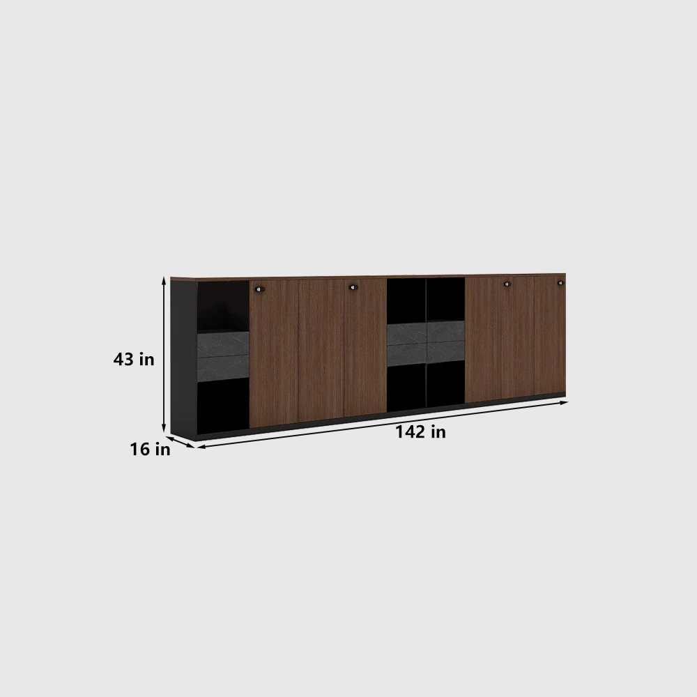 Long Low Credenza for Office Documents & Files - image 13