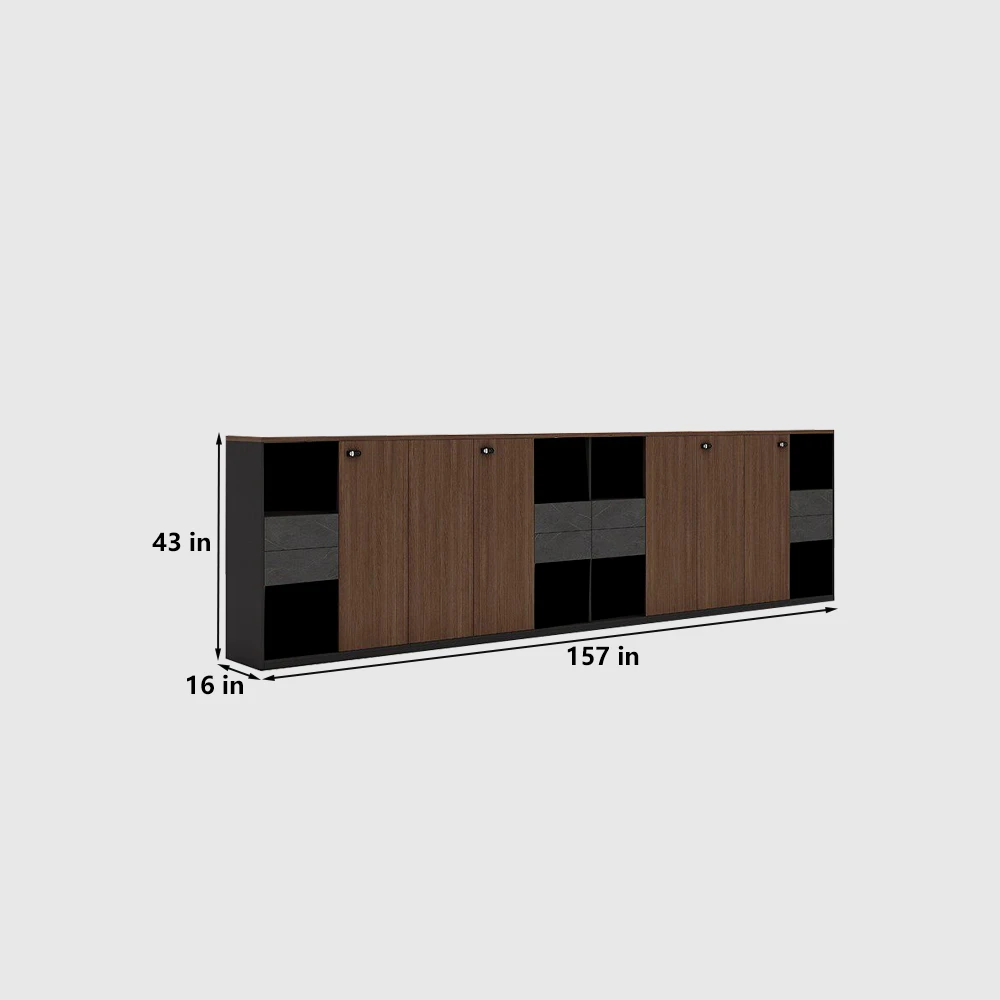 Long Low Credenza for Office Documents & Files - image 14