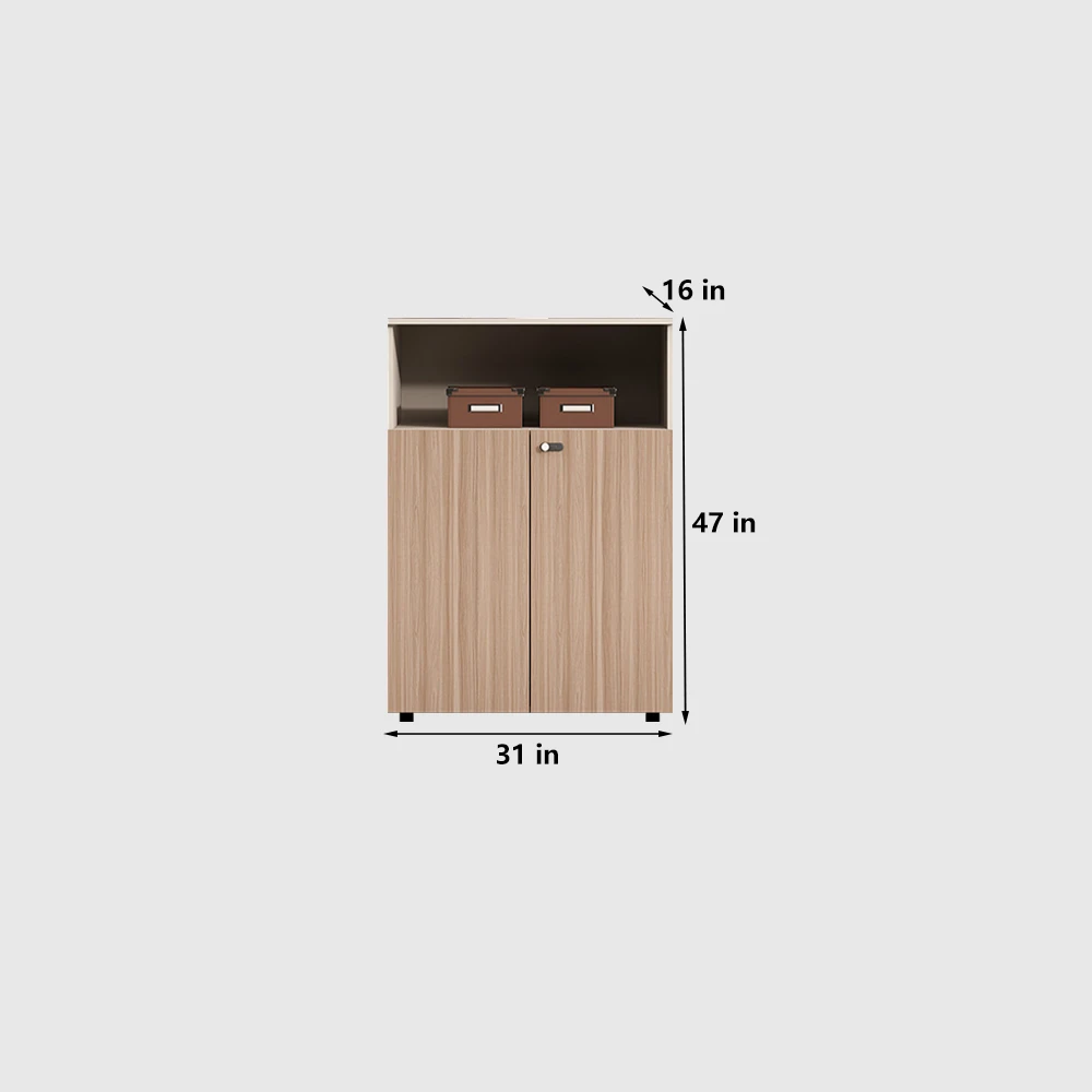 Low Office Storage Cabinet with Lock - image 8