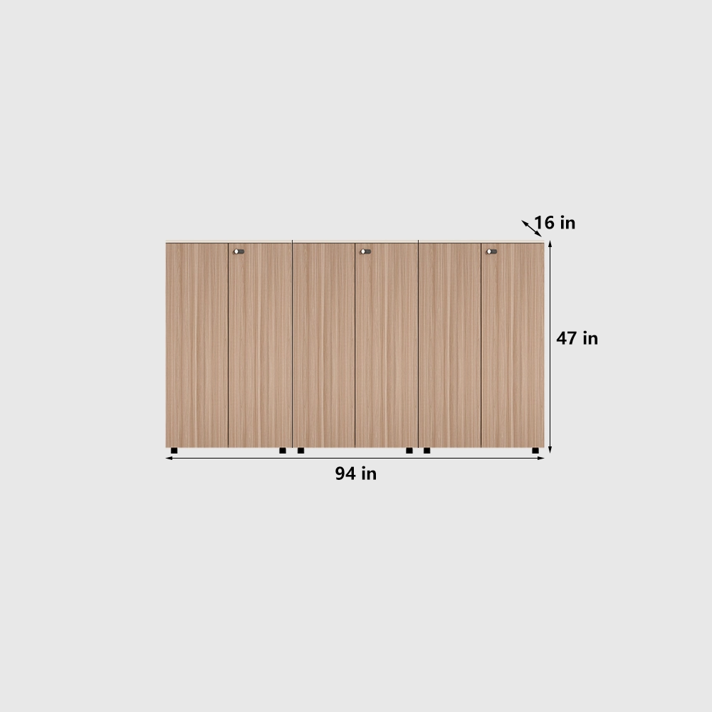 Low Office Storage Cabinet with Lock - image 9