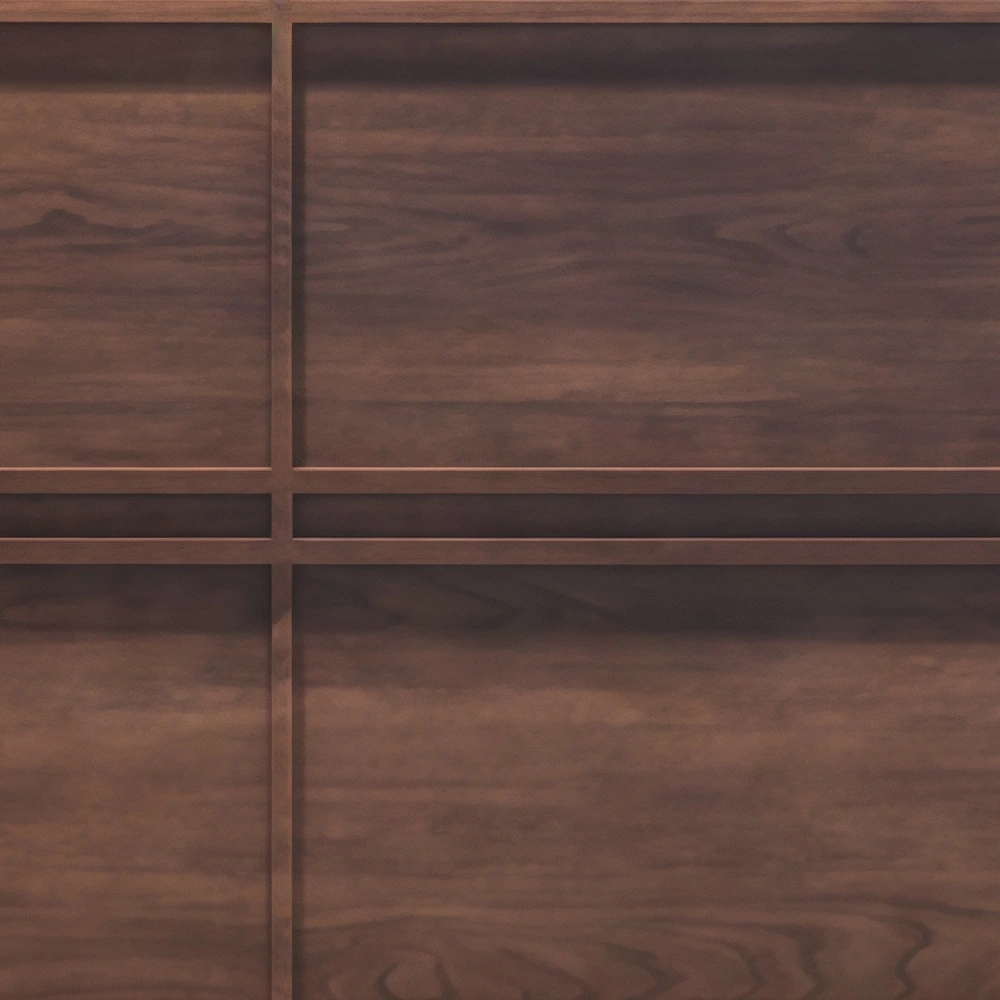 Mid-Century Modern Wood Reception Desk - image 3