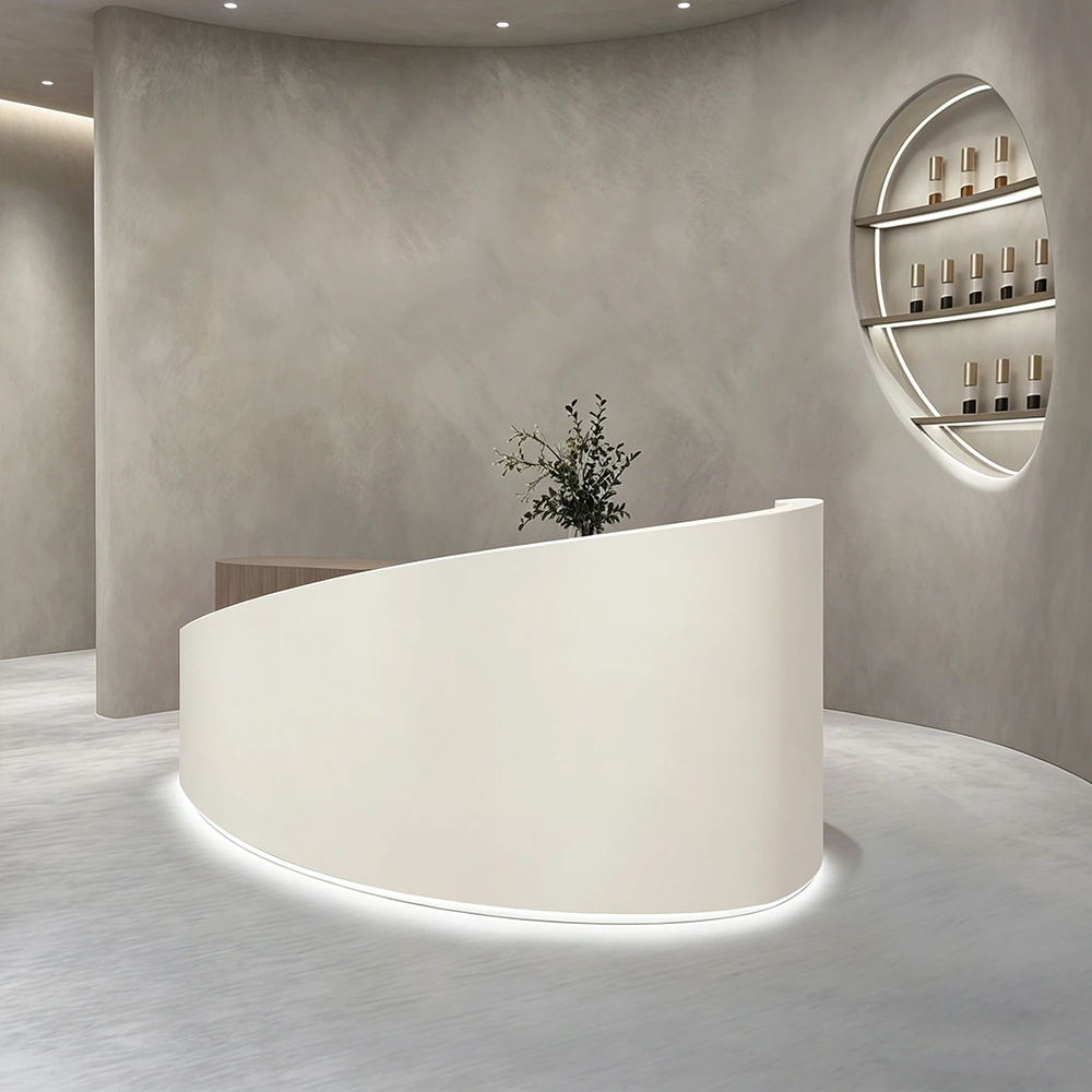 Minimalist Salon Reception Counter for Stores - image 2
