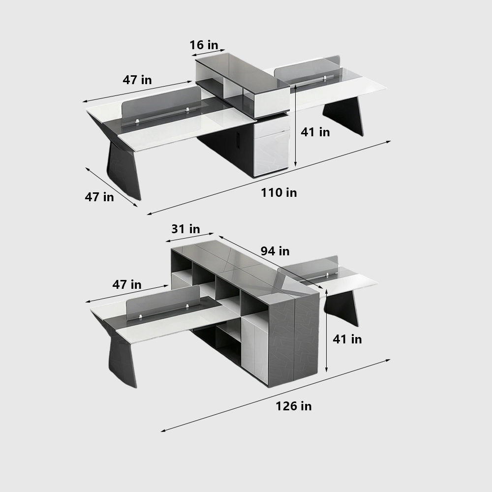 Modern Employee Desk with Ergonomic Design - image 8
