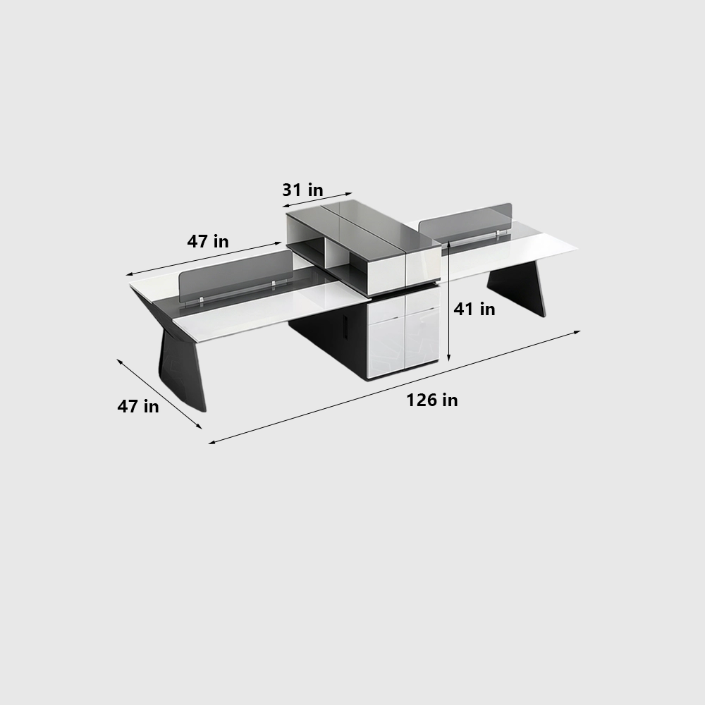 Modern Employee Desk with Ergonomic Design - image 9