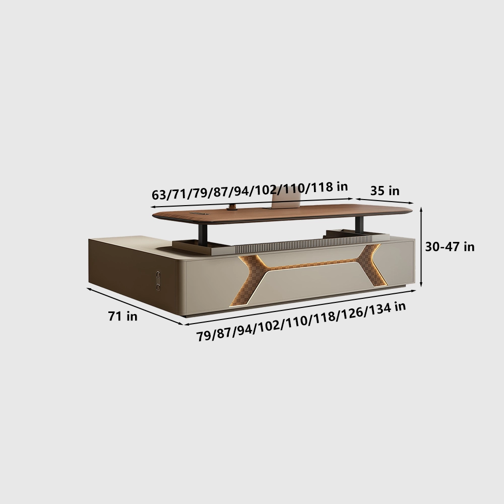 Modern Minimalist Electric Standing Desk for Office - image 7