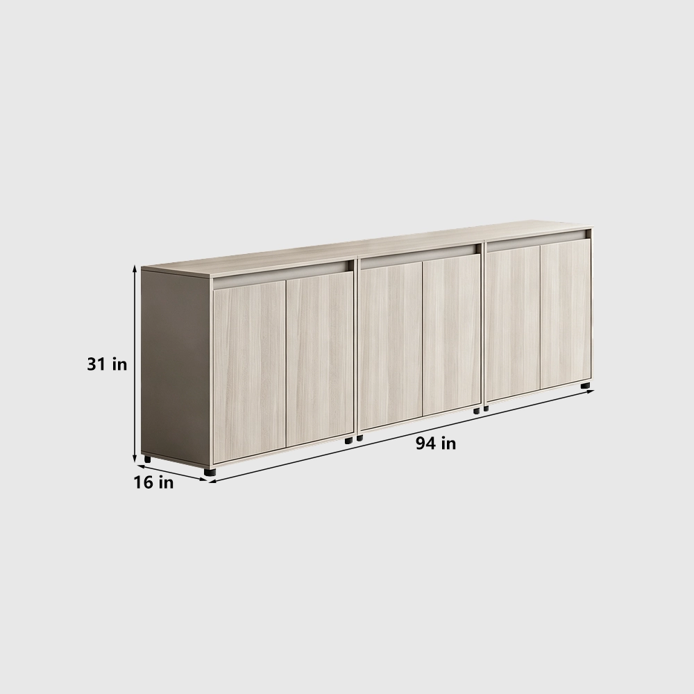 Modern Simple Wooden Office Filing Cabinet - image 8