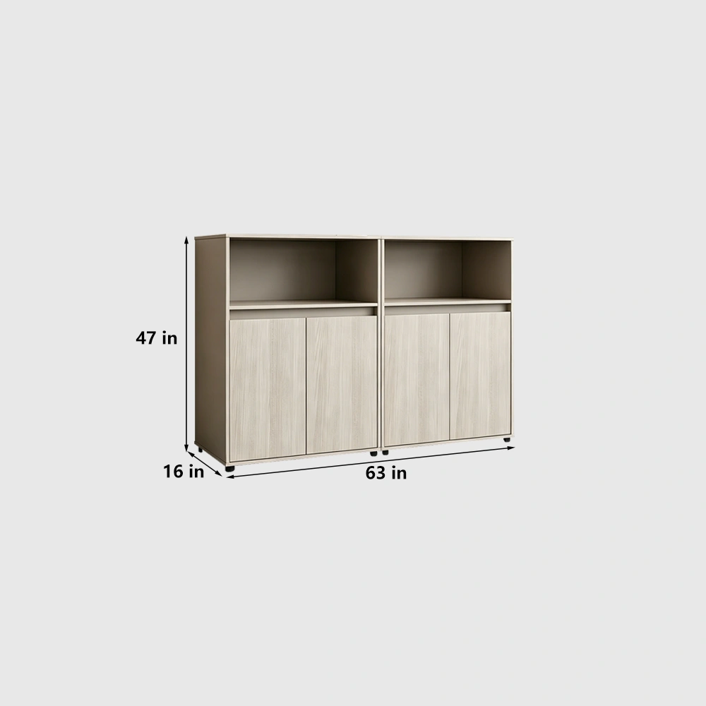 Modern Simple Wooden Office Filing Cabinet - image 10