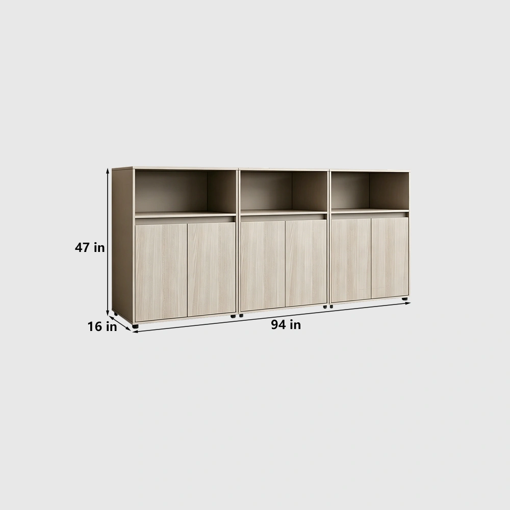 Modern Simple Wooden Office Filing Cabinet - image 11