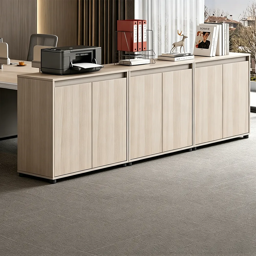 Modern Simple Wooden Office Filing Cabinet - image 2