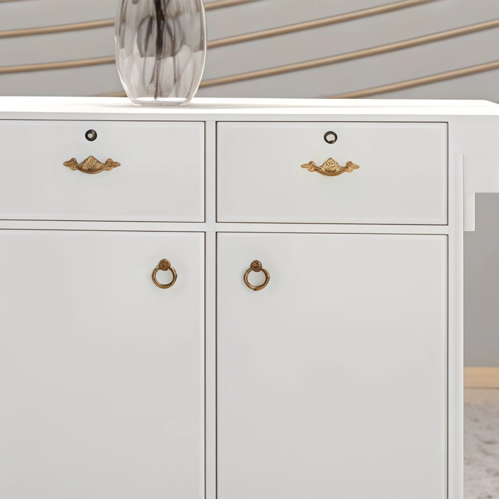 Modern Wave-Shaped Reception Desk - image 6