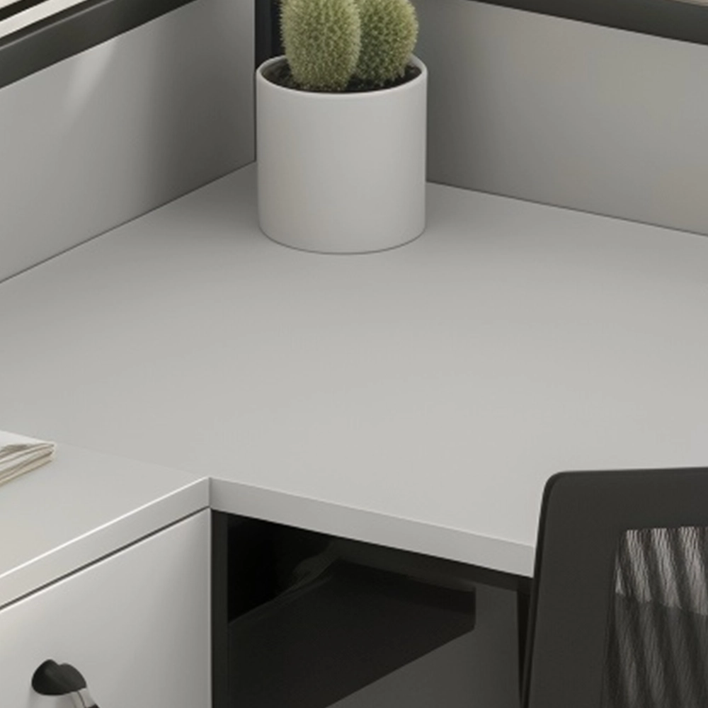 Modular Office Desks with Partition Screens - image 4