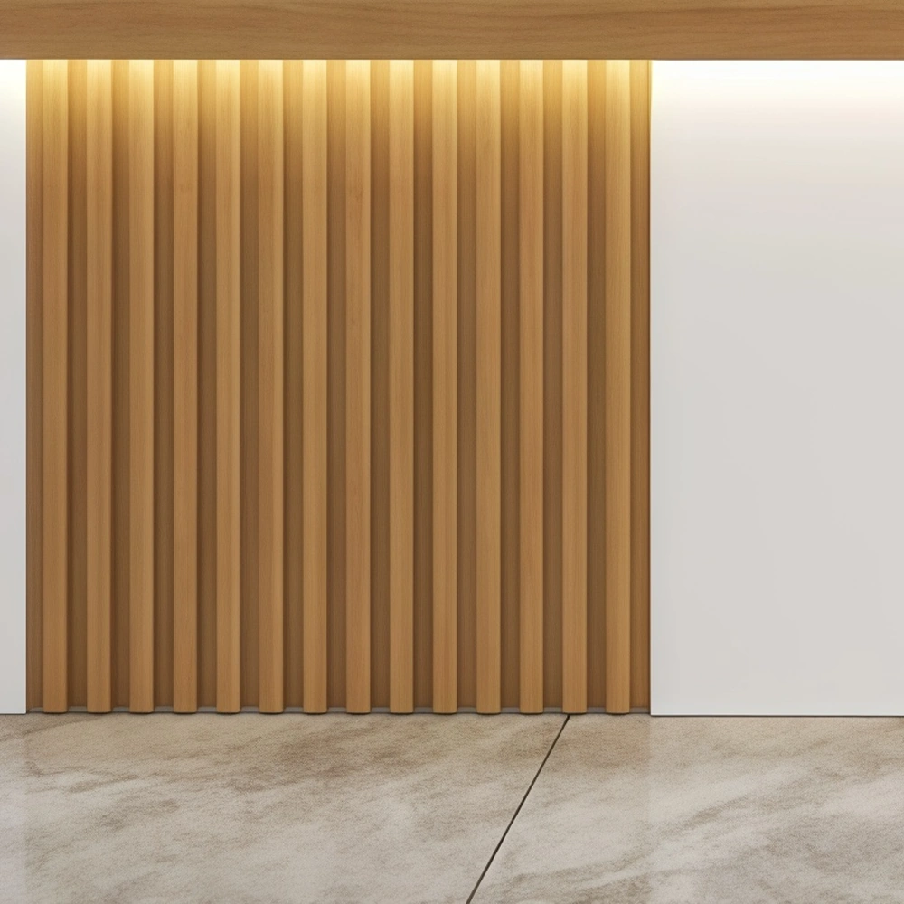 Multi-Layer Solid Wood Reception Desk - image 4