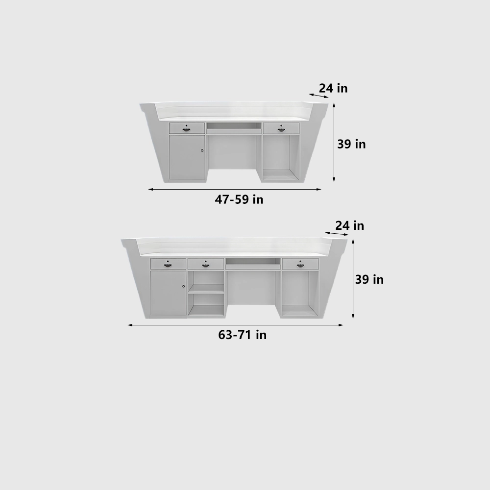 Multi-Purpose Light Luxury Front Desk - image 7