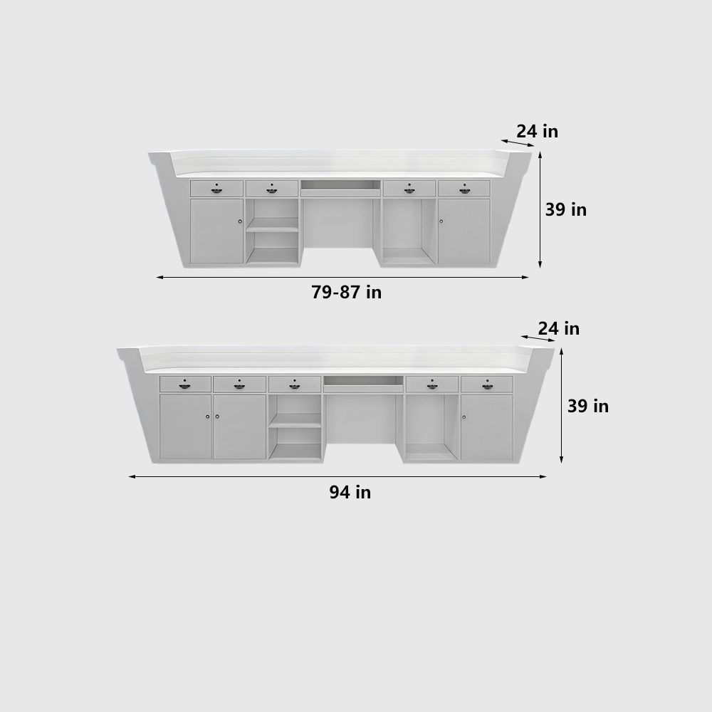 Multi-Purpose Light Luxury Front Desk - image 8