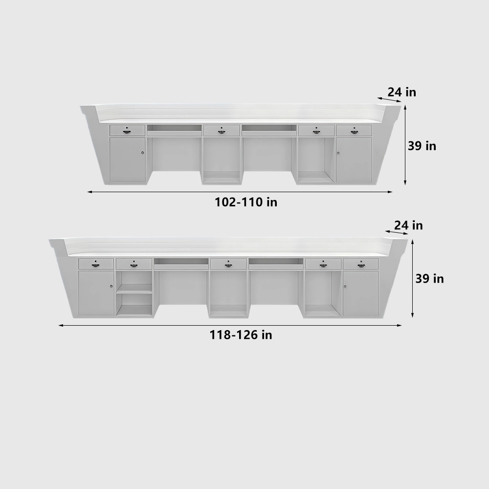 Multi-Purpose Light Luxury Front Desk - image 9