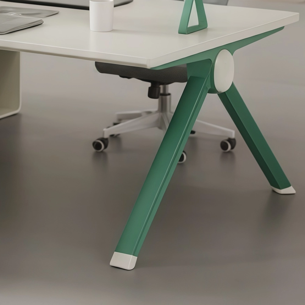 Office Desk with Pegboard for Employee Workstations - image 4