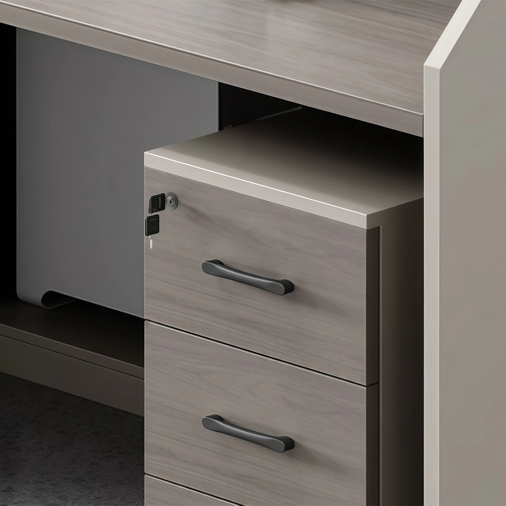 Office Desk with Storage Cabinet for Staff Workstation - image 5