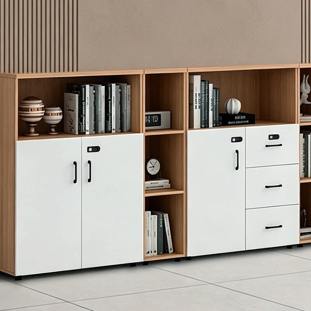 Office Filing Cabinet Low Storage Cabinet with Lock - image 3
