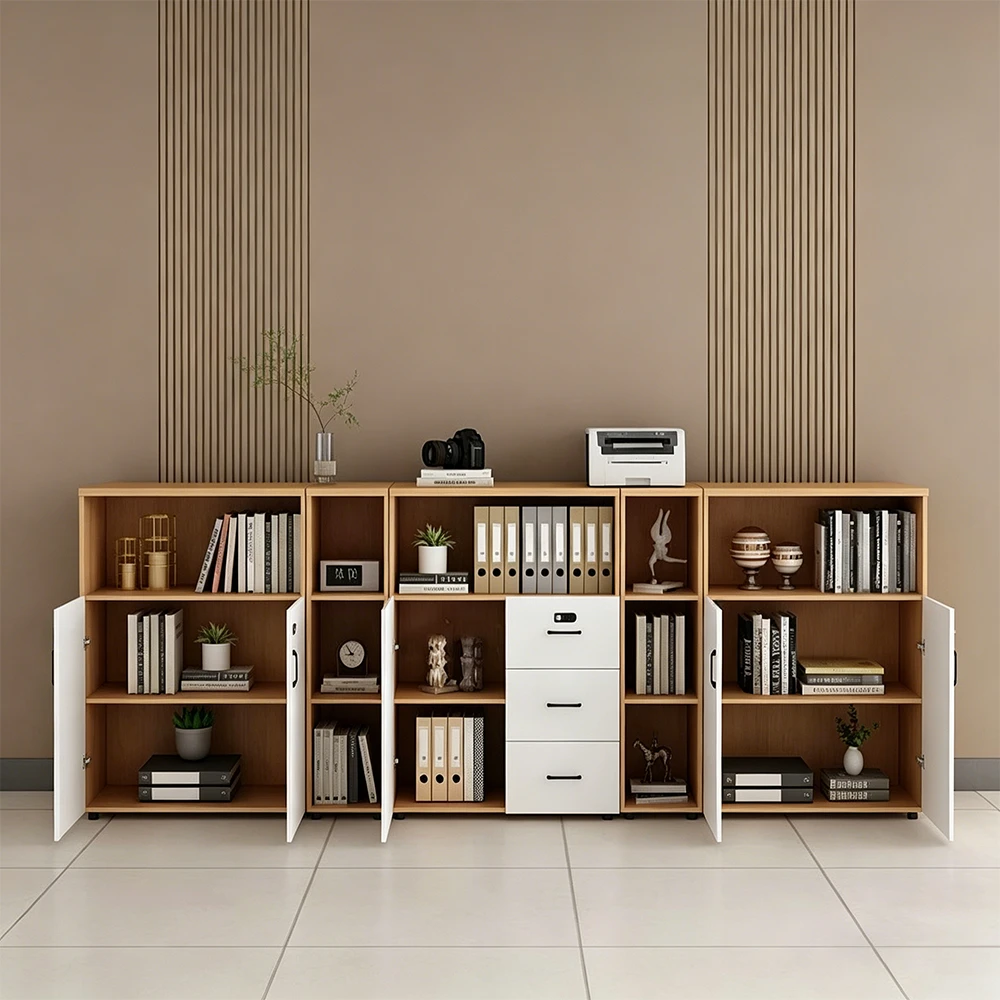 Office Filing Cabinet Low Storage Cabinet with Lock - image 2