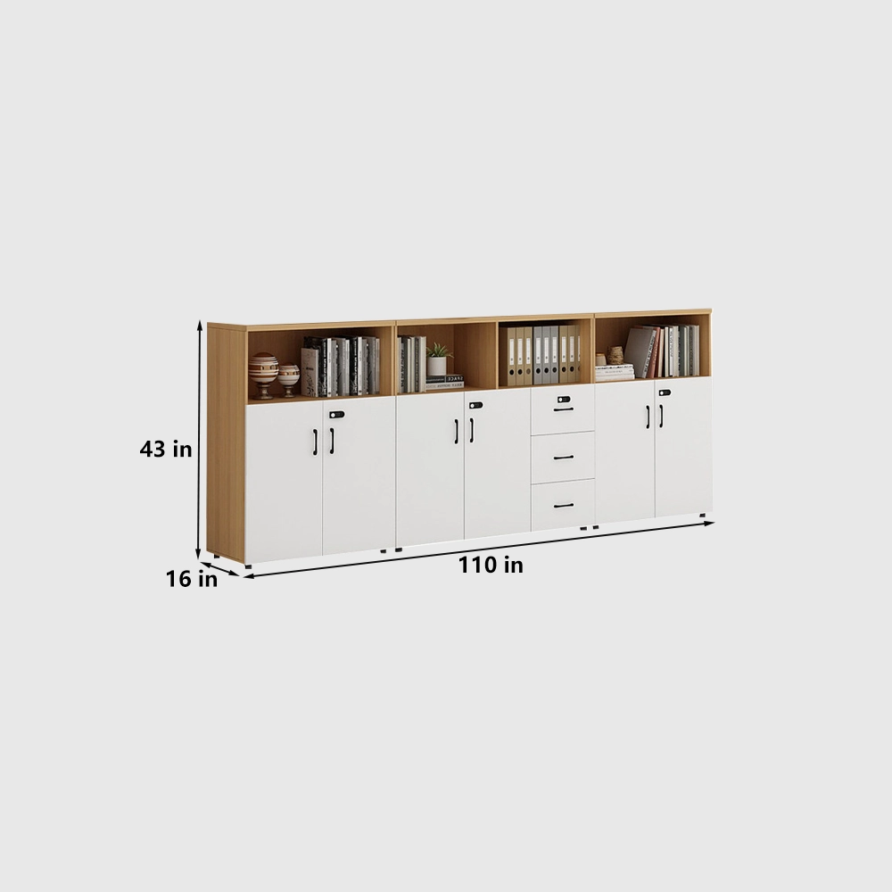 Office Filing Cabinet Low Storage Cabinet with Lock - image 15