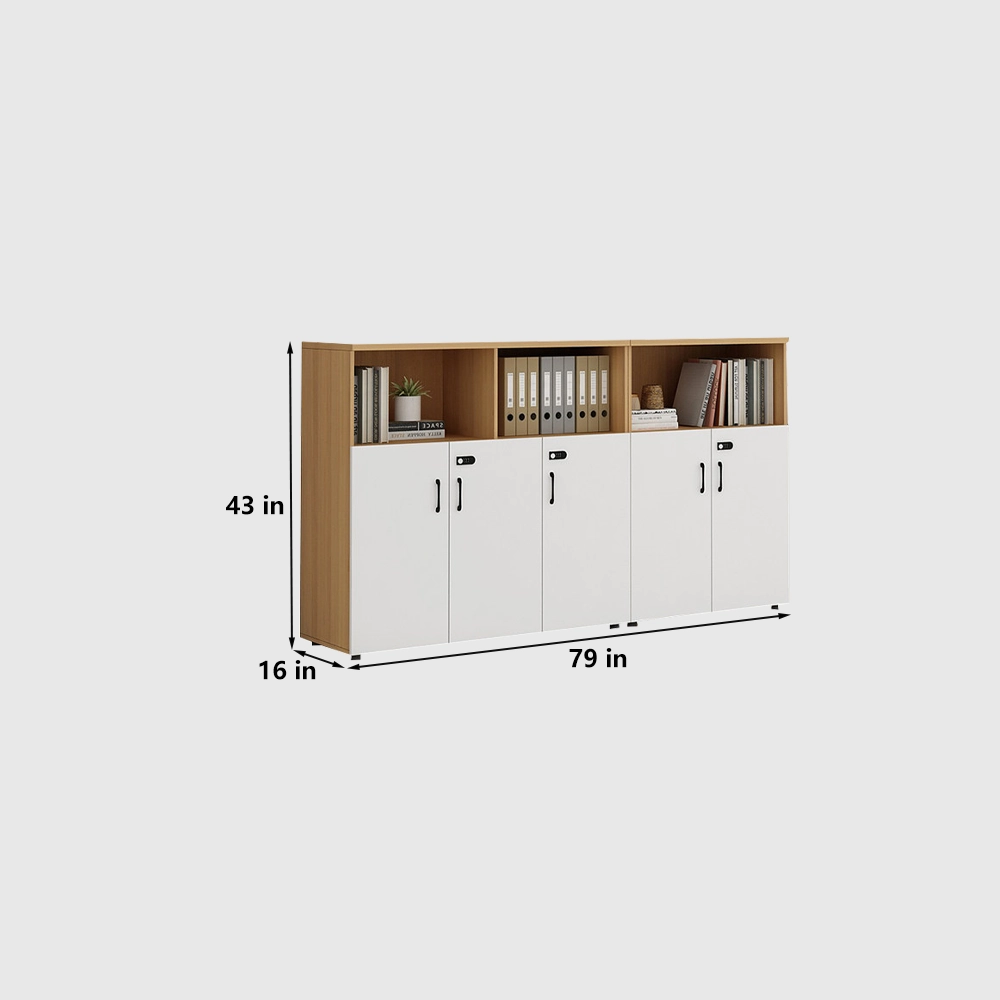 Office Filing Cabinet Low Storage Cabinet with Lock - image 14
