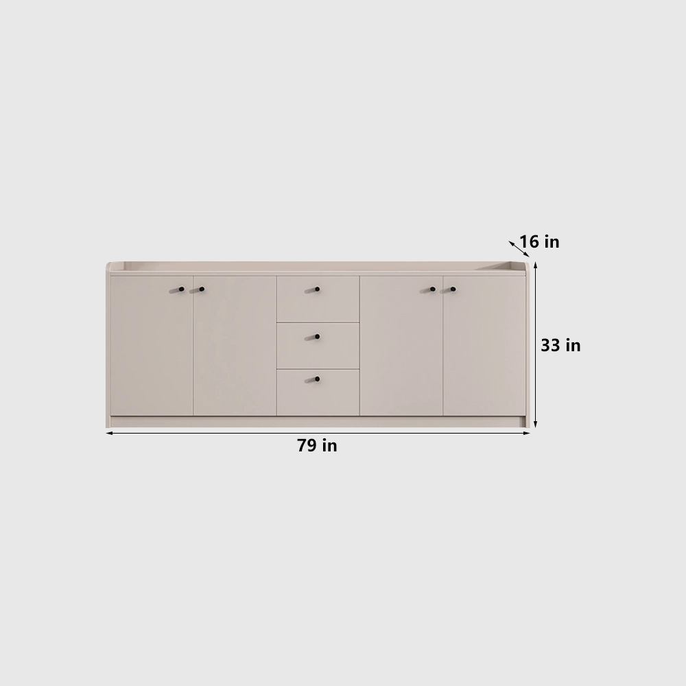 Office Side Cabinet with Drawers and Storage Compartments - image 12