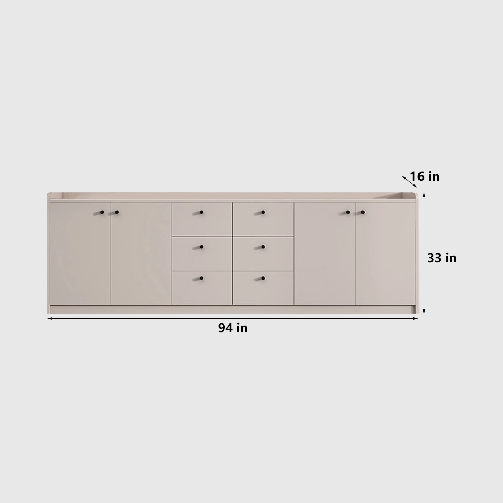 Office Side Cabinet with Drawers and Storage Compartments - image 14