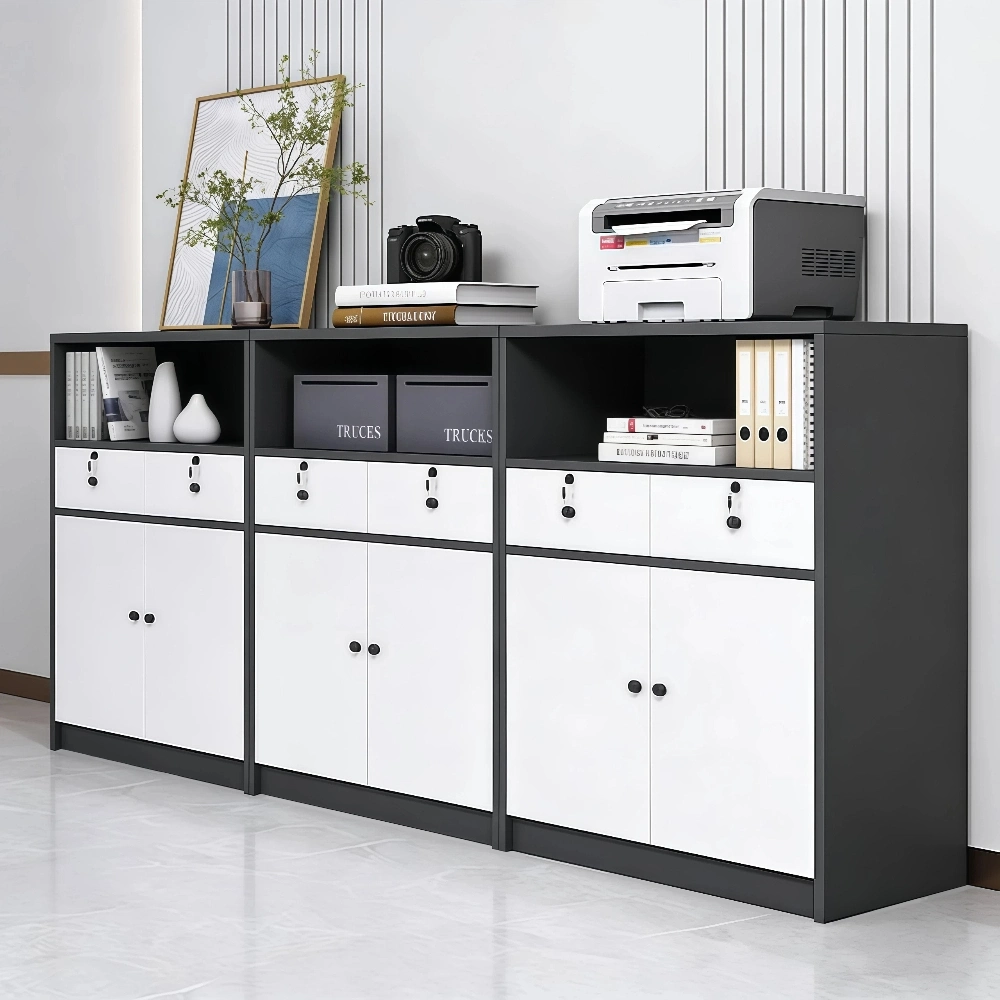 Office Storage Partition Cabinet with Lockable Drawers - image 3