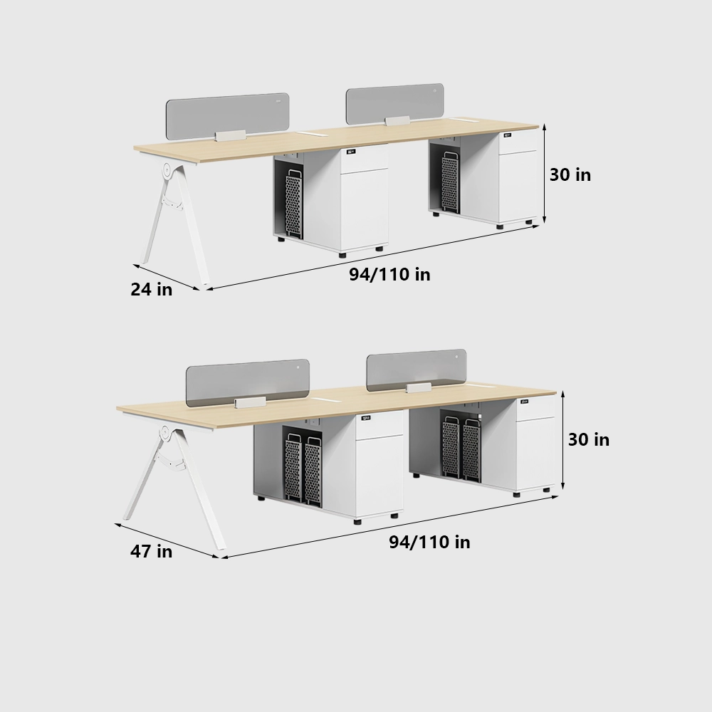 Office Workstation with Glass Partition - image 8