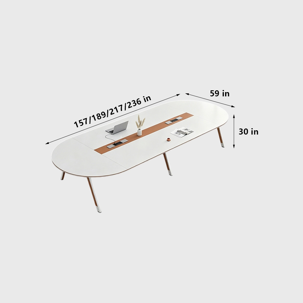 Oval Conference Table — Suitable for Business Negotiations - image 9