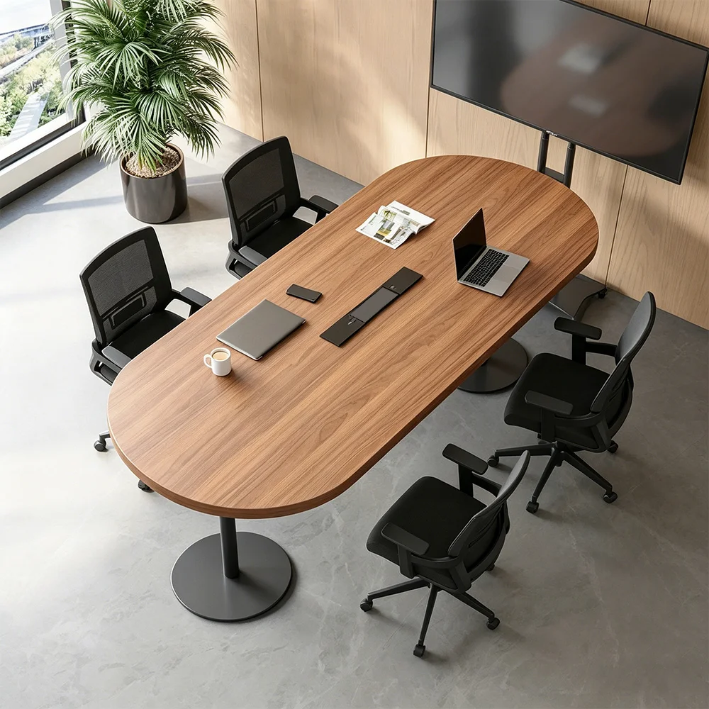Oval Meeting Desk for Corporate Talks & Group Discussions - image 3