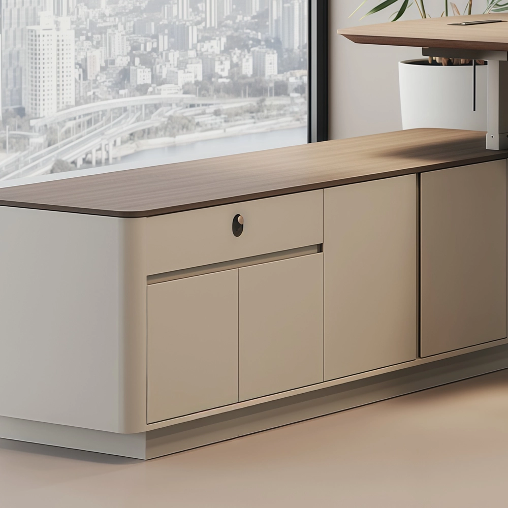 Quiet Electric Lift Desk for President and Manager Office - image 6