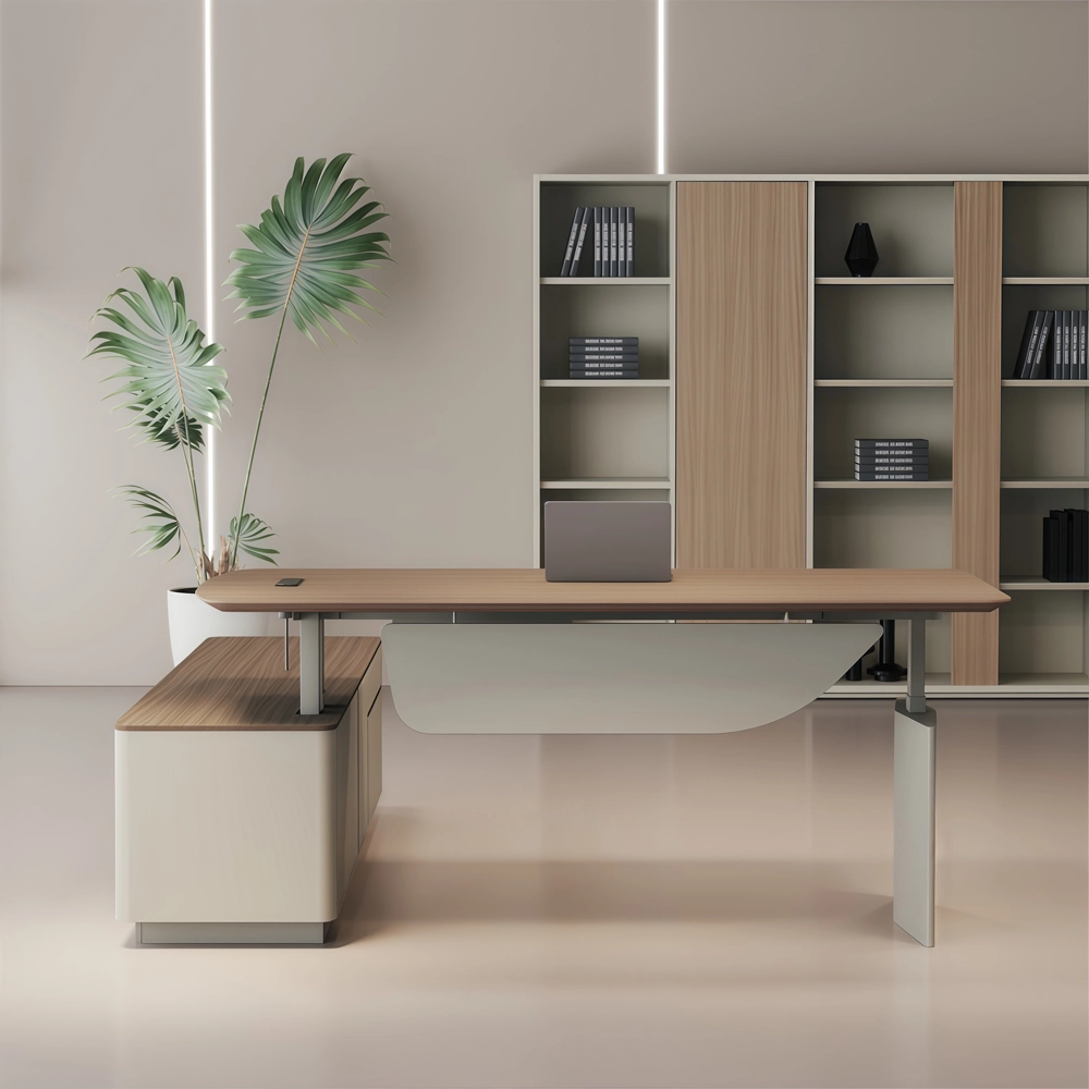 Quiet Electric Lift Desk for President and Manager Office - image 2