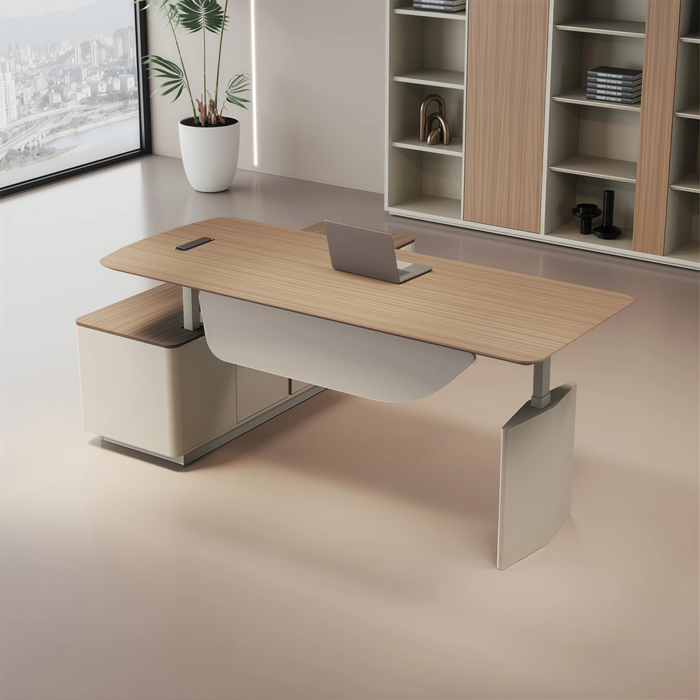 Quiet Electric Lift Desk for President and Manager Office - image 3