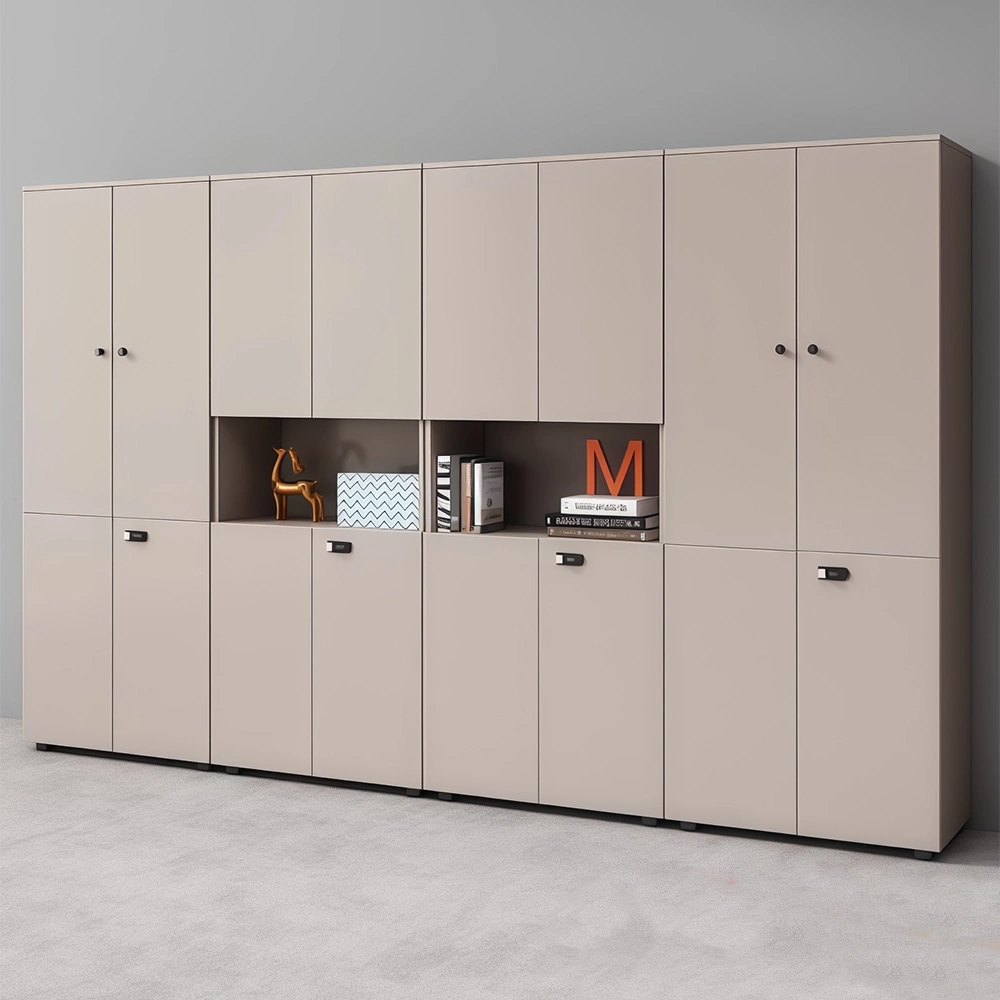 Wooden Lockable Office Storage Cabinet - image 2
