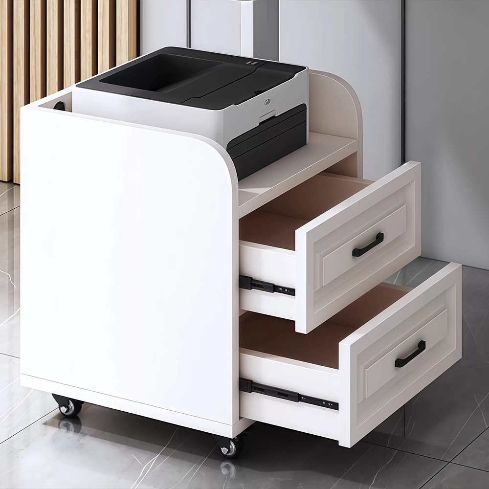 Mobile Filing Cabinet with Printer Shelf - image 2