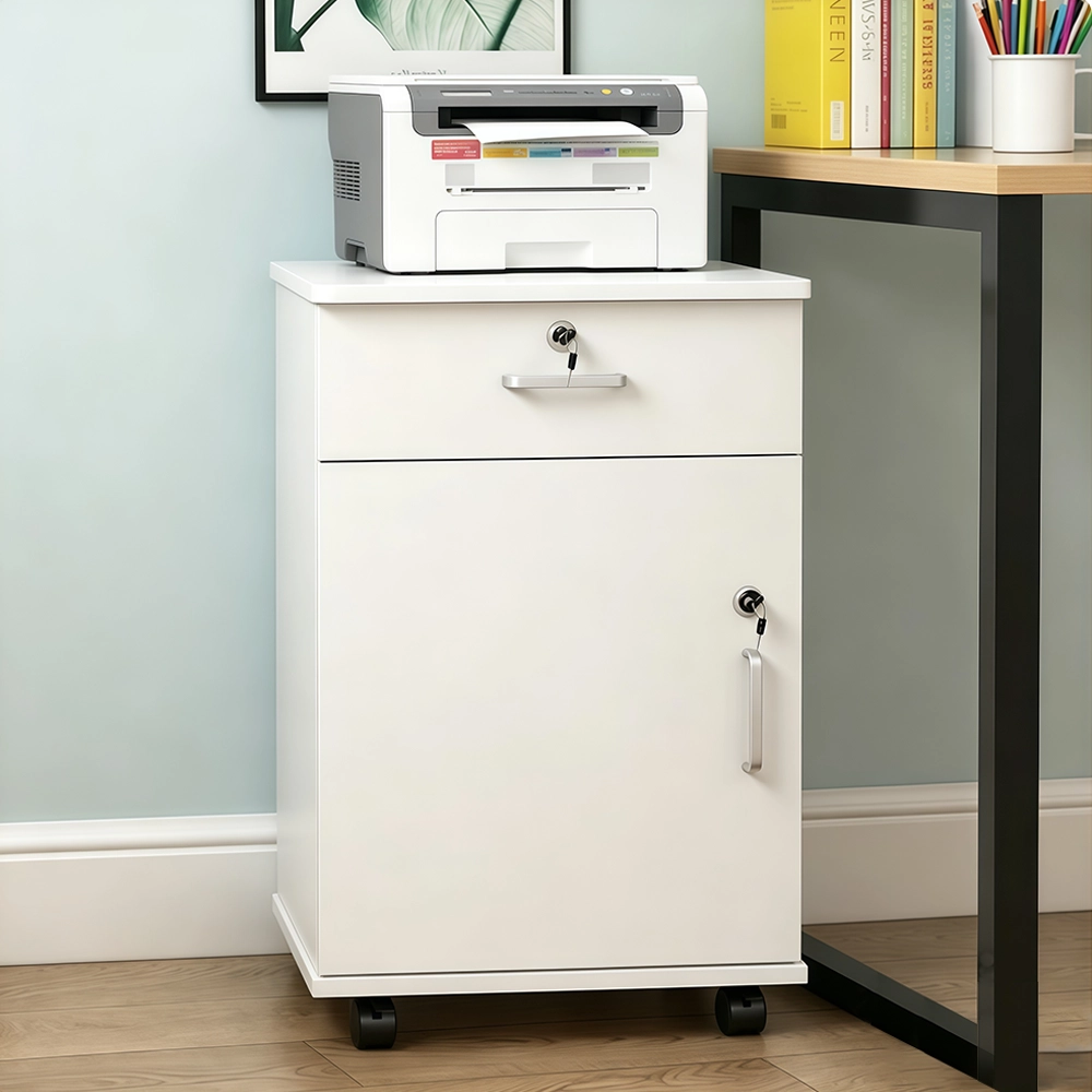 Lockable Office Cabinet for Desk Organization - image 2