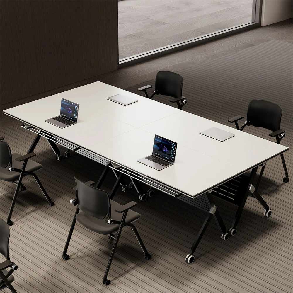 Folding Conference Table Mobile Spliceable – Modular & Portable Meeting Desk - image 2