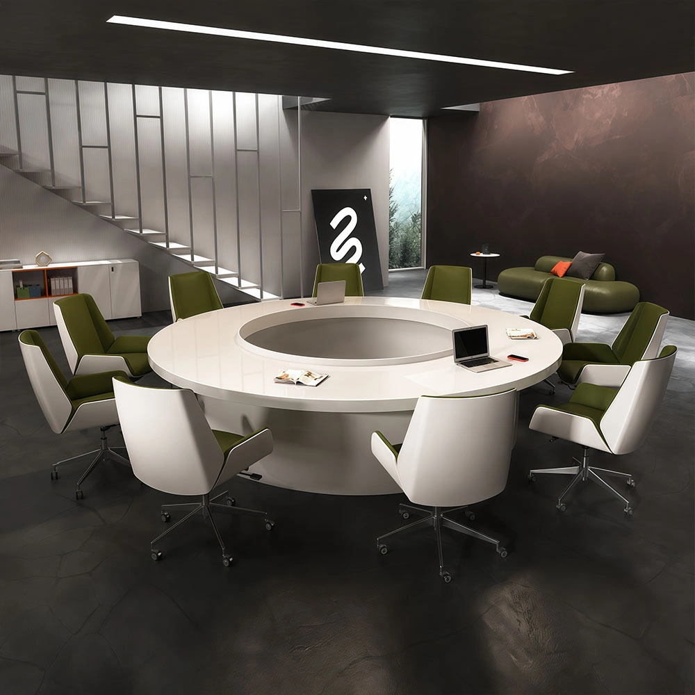 Modern Creative Round Conference Tables Circular Boardroom Solutions - image 2
