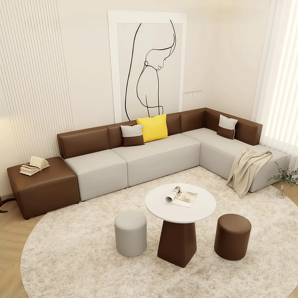 DIY Minimalist Modern Sofa Creative Spliced Modular Couch - image 2